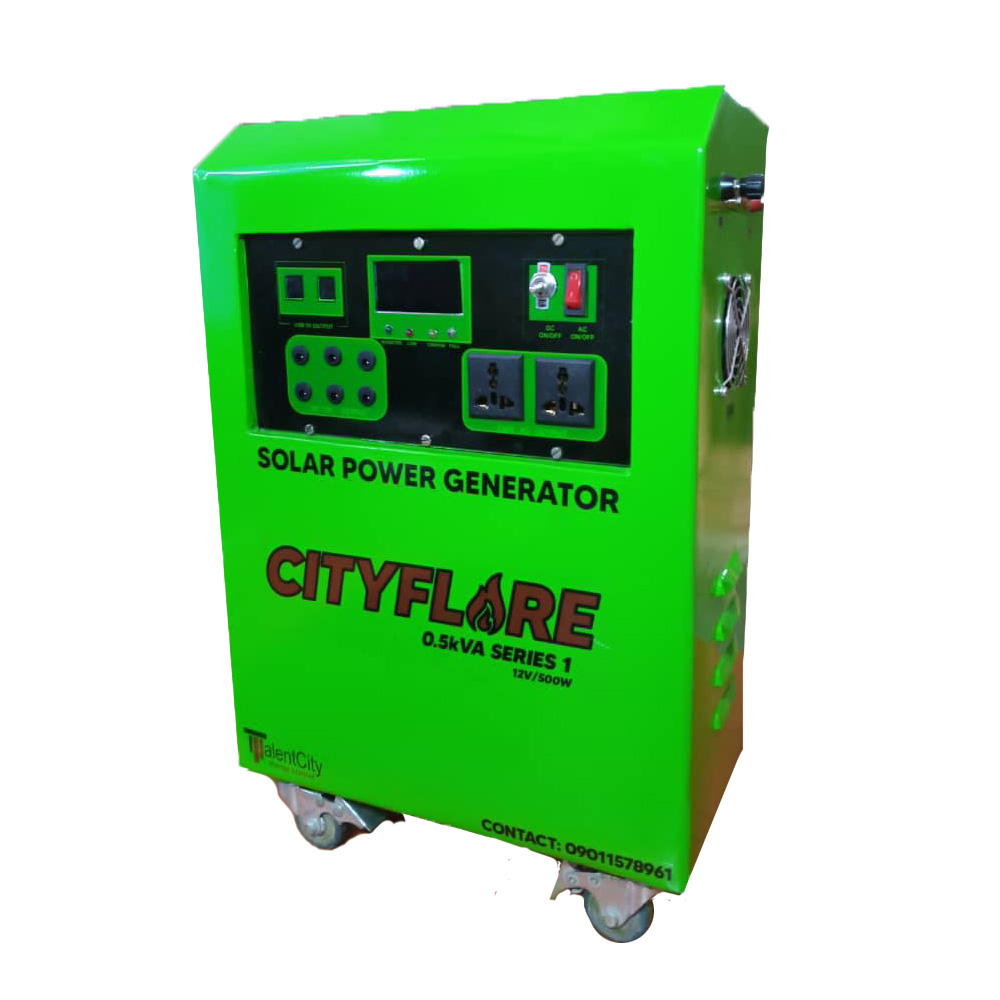 CITYFLARE 0.5 Kva Solar Generator