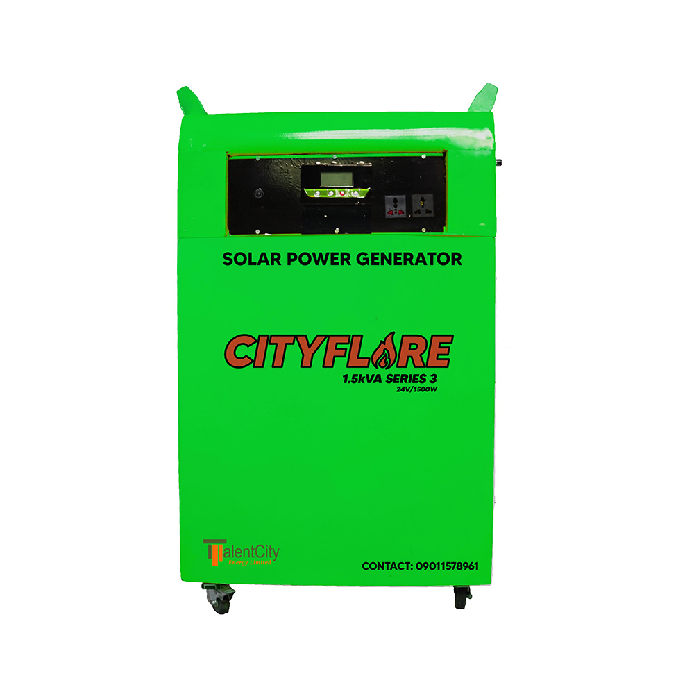 CITYFLARE 1.5 Kva Solar Generator